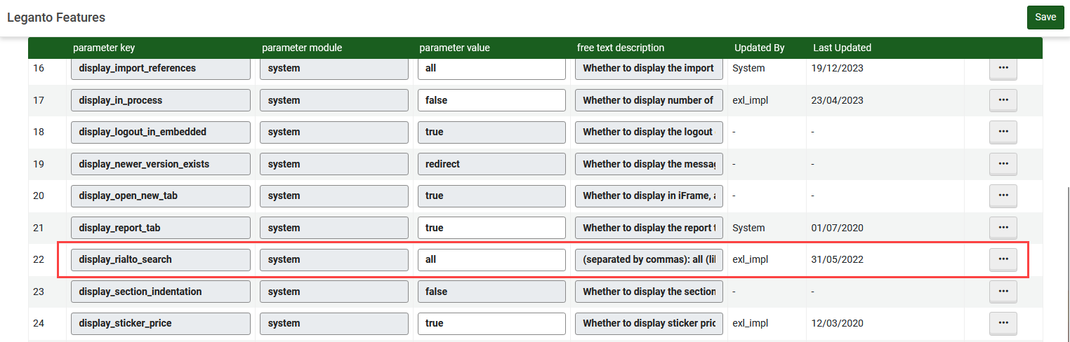 Enabling Rialto Search Scope Item.