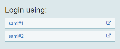 Leganto multiple login table.