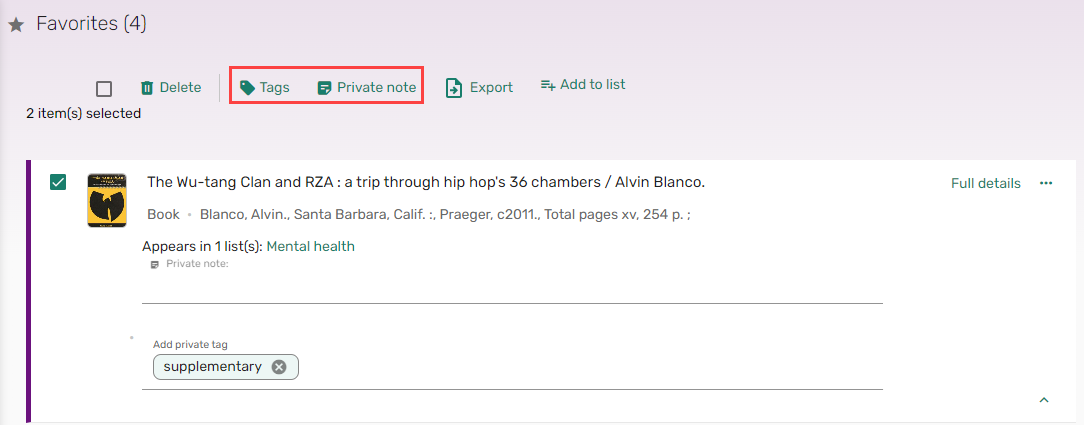 The ability to edit favorites in bulk.