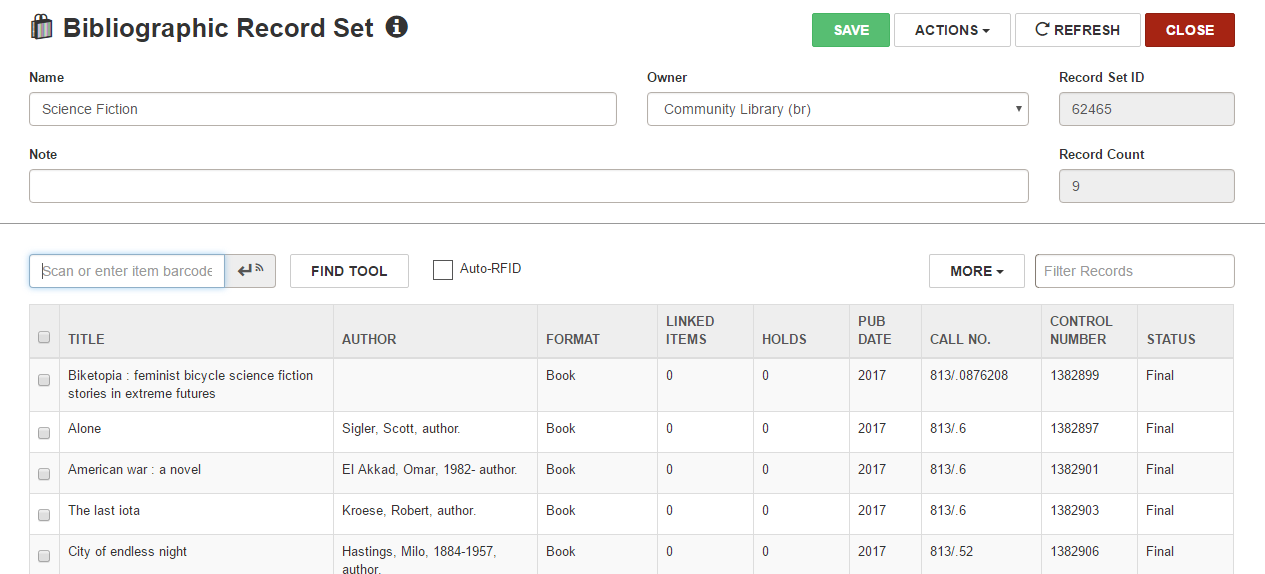 Click to expand Bibliographic Record Set