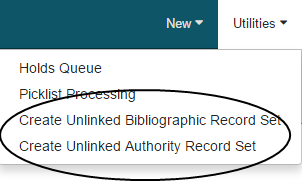 Utilities Menu