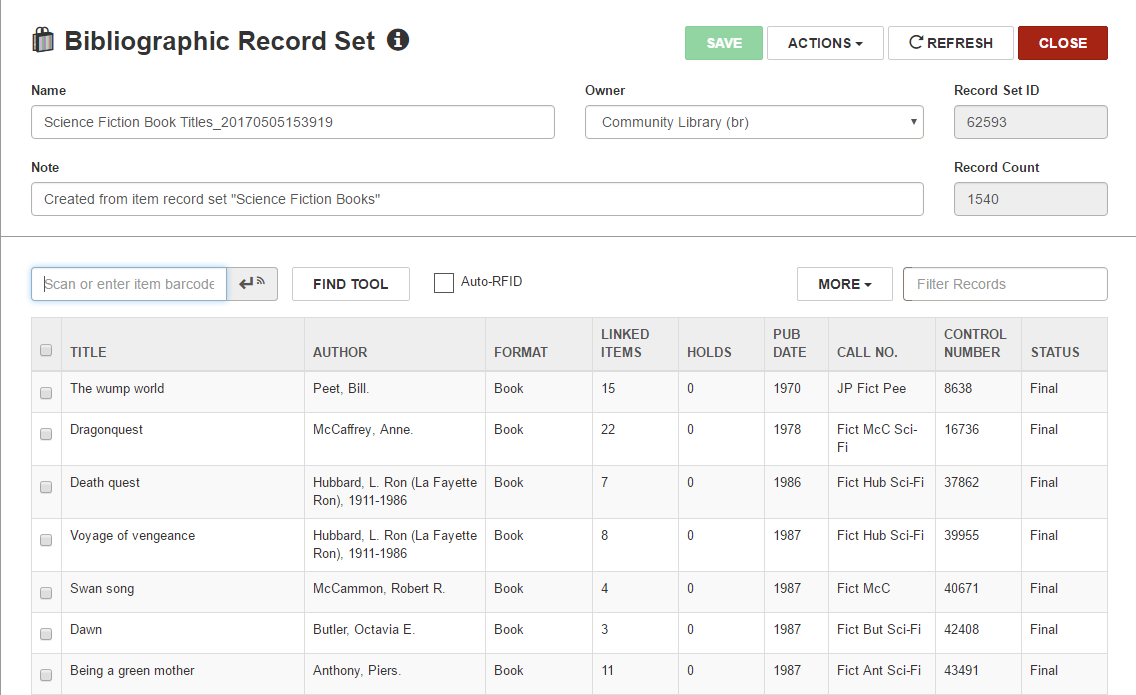 Create a Record Set of Linked Records from Another Record Set