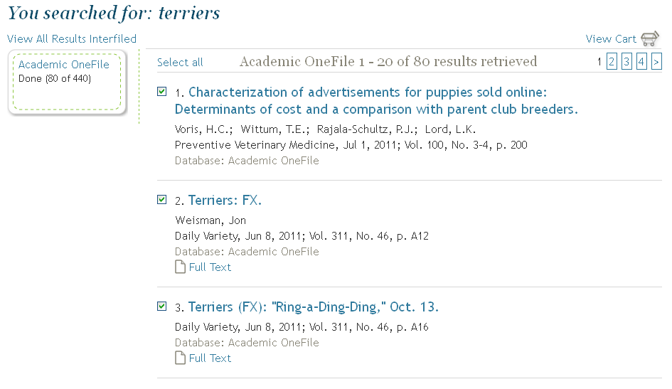 Search Results