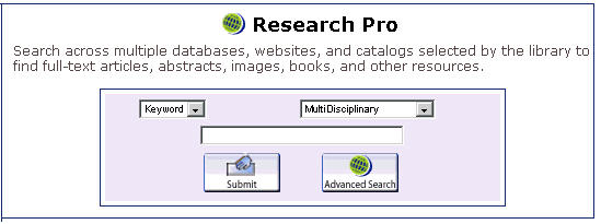 Passthrough Search example