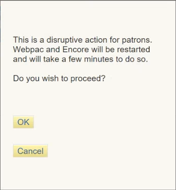 Click to expand Warning message while enabling SAML authentication for patrons