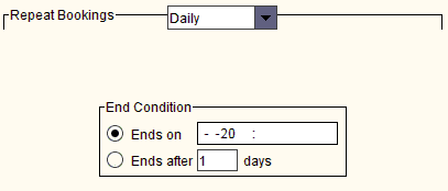 Additional daily booking prompts
