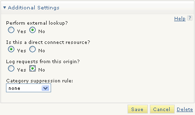 Additional Settings Additional Settings