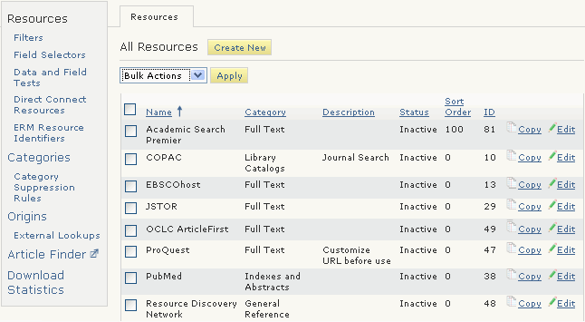 WebBridge LR Admin application